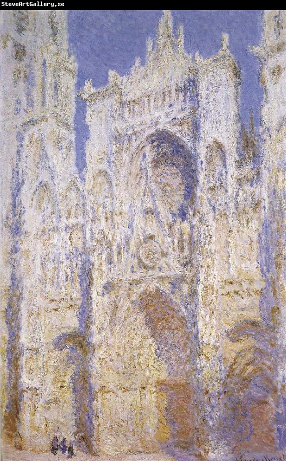 Claude Monet The Cathedral of Rouen, Vastfasaden in sunshine